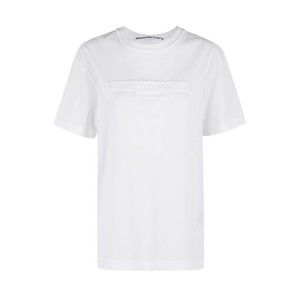 Alexander Wang Distressed Logo Short Sleeve Tee - NWT
